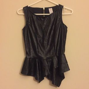 Leather top